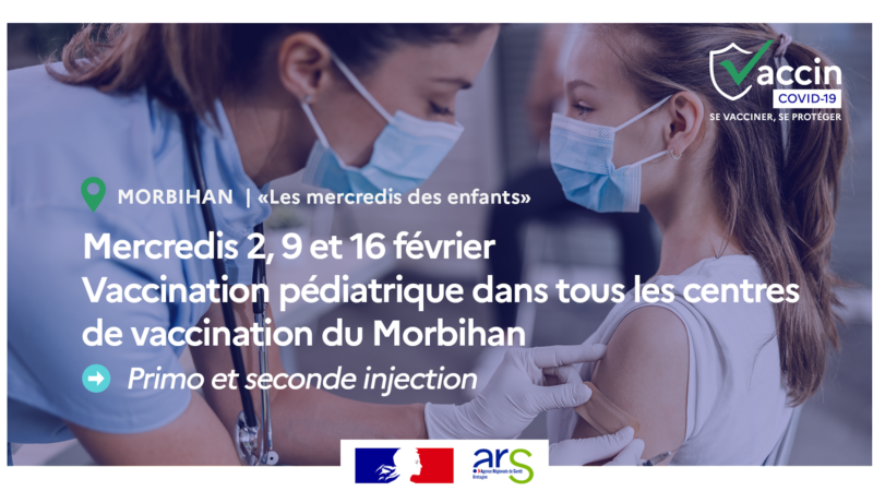 Opération vaccination pédiatrique – 02/09 et 16/02